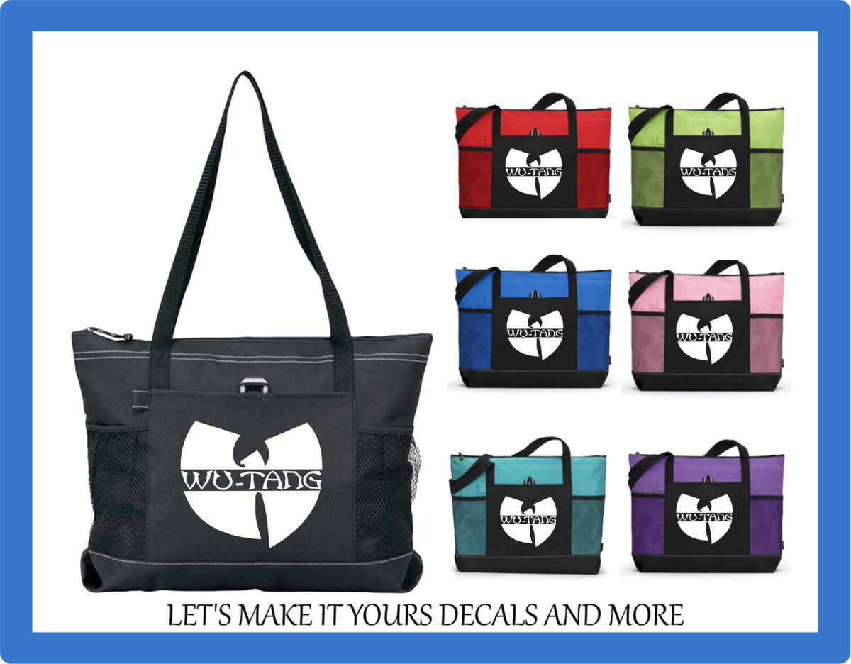 WU TANG CLAN SYMBOL CUSTOM TOTE PURSE SPORT GYM DIAPER TRAVEL