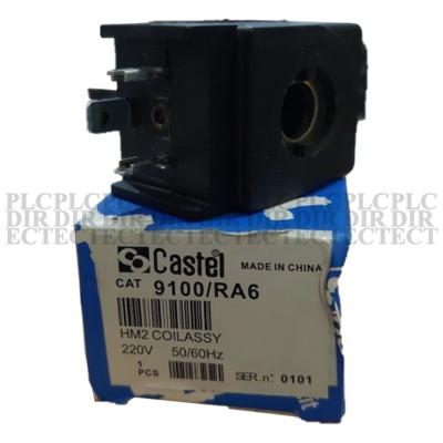 New CASTEL 9100/RA6 Solenoid Valve Coil