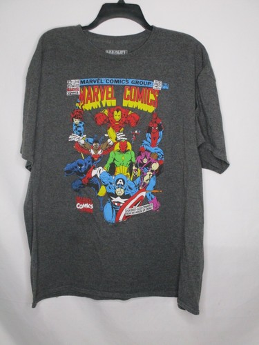Marvel Comics Shirt Womens 2X Gray Plus 