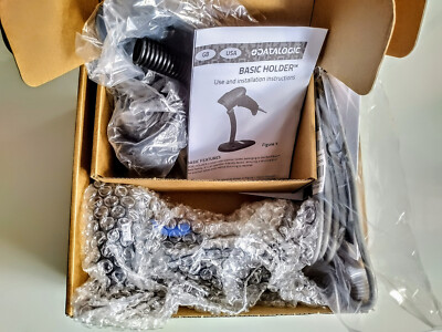 Sellin 4 units of Datalogic QD2430BKK1S QuickScan USB Barcode Scanner with Stand