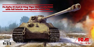 ICM 35364 - 1:35 Pz.Kpfw. VI Ausf.B King Tiger late prod. with full interior