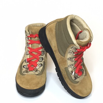 Raichle Women Tan Hiking Boots Size 5.5 M Suede & Synthetic Upper & Vibram Soles
