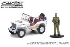 Greenlight Hobby Shop Series 11 1942 Willys MB Jeep w/Security Officer 97110-A