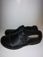 CLARKS Unstructured Cheyn Madi Slip-On Loafer, Black Tumbled Leather