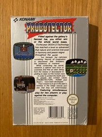 Probotector Entertainment System Mattel Raro Vintage Konami Nintendo NES