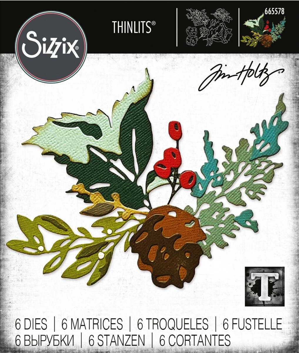 TG. Taglia unica) Sizzix Die 25PK Stacked Tiles Triangles Set di