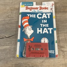 Vintage 1992 Dr Seuss Read Along Beginner Book  Cassette-The Cat In The Hat