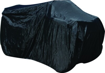 Universal ATV Cover, Four Wheeler Storage Cover, Waterproof, Open Trail Black XL
