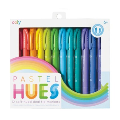 Ooly Markers   Pastel Hues /12 Age 6+ 05590