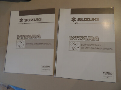 10.1993 Wiring diagram manual Schaltpläne Werkstatthandbuch Suzuki Vitara