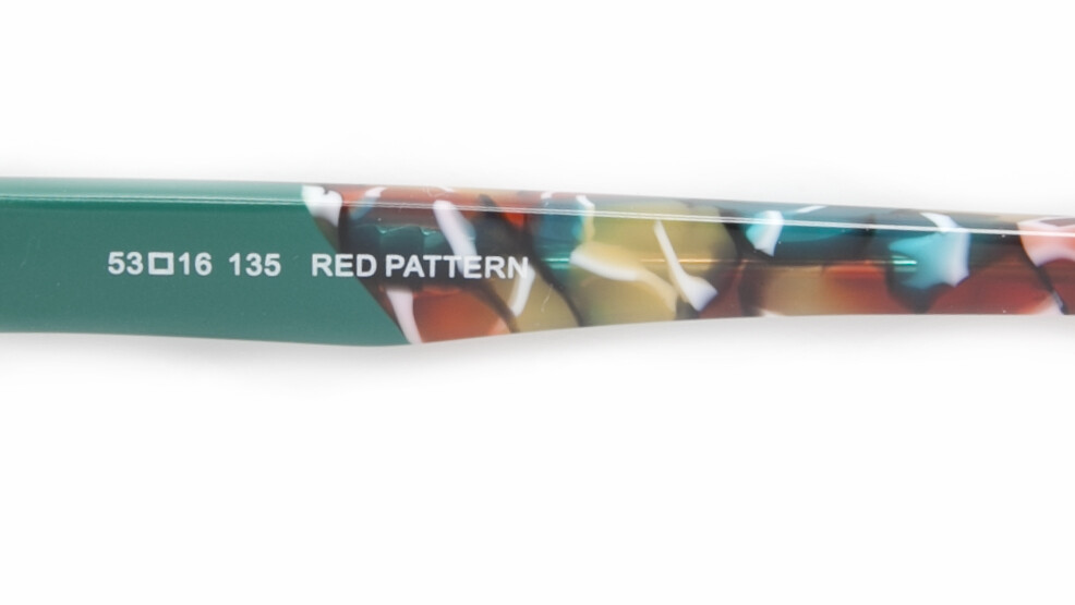 NEW WITTNAUER MURIEL RED PATTERN EYEGLASSES GLASSES FRAME 5316135