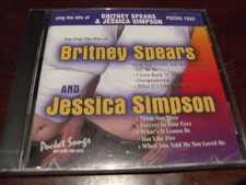 POCKET SONGS KARAOKE DISC PSCDG 1553 BRITNEY SPEARS JESSICA SIMPSON CD G