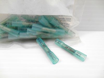 Bag of 25 – Bowma 23846 Seal Butt Connectors 16–14 Awg