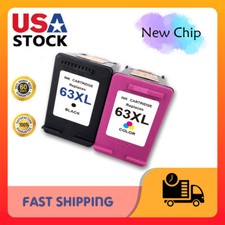 Lot 63 XL Black Color Ink Cartridge for HP Deskjet 1111 1112 2130 2132 2134