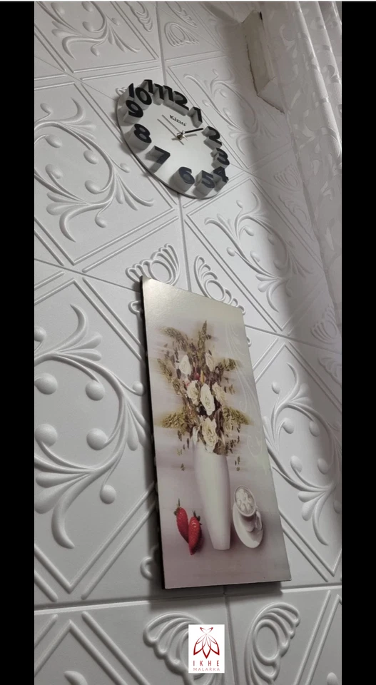 25qm/100Stück Wandpaneele Polystyrol Deckenpaneele Platten Paneele 50x50cm - Bild 2 von 4