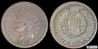 1867 Indian Head Cent, Good+ Condition, Early Date Penny, Free Shipping, C6253