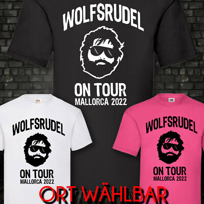 Mallorca Wolfsrudel Hangover Party Tour Après-Ski Wiesn Shirt T-Shirt Fun S-5XL