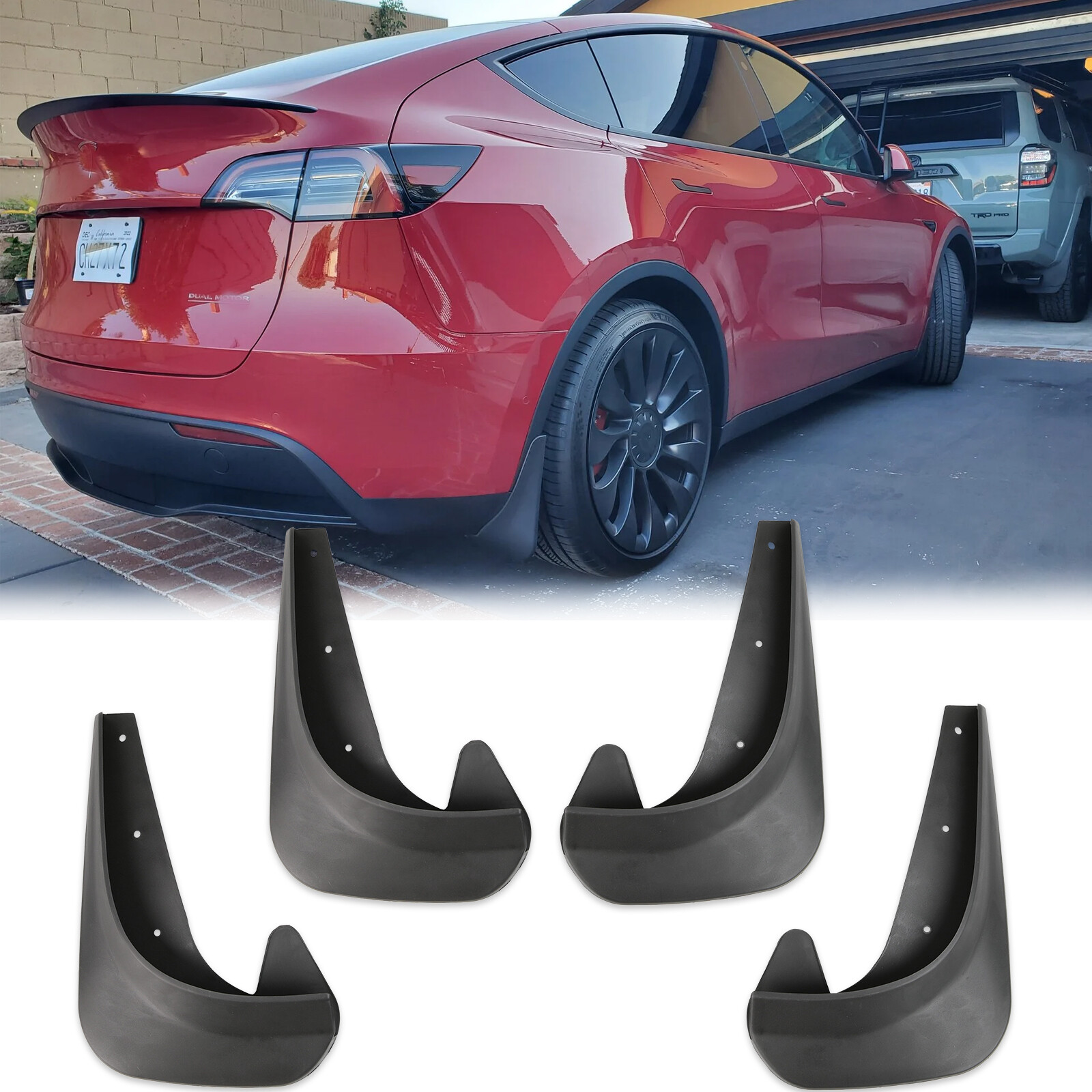 For Tesla Model Y 3 4PCS Mud Flaps Splash Guard Mudflaps Front & Rear Fender