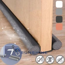 Door Bottom Seal Strip Stopper Twin Door Draft Guard Stopper Soundproof Strip