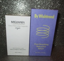 Miguhara Ampoule 35ml & Wishtrend Serum 30ml FULL SIZE NIB