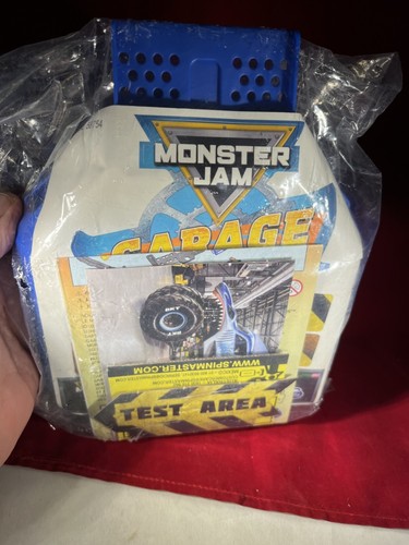 Part of Monster Jam Garage Playset With Test Area & Spinning Tire CE67