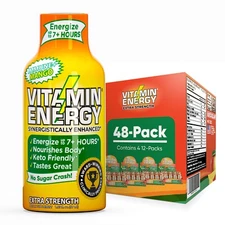 (48 Pack) Vitamin Energy® Immune+ Mango Energy Shots, Clinically Proven