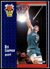 Rex Chapman #229 1991 Fleer SLAM DUNK Hornets B0130A