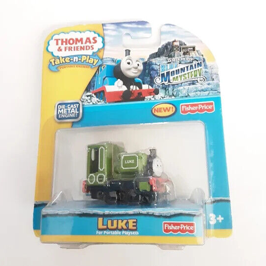 NEW Fisher Price Thomas & Friends Take-n-Play LUKE Green Diecast
