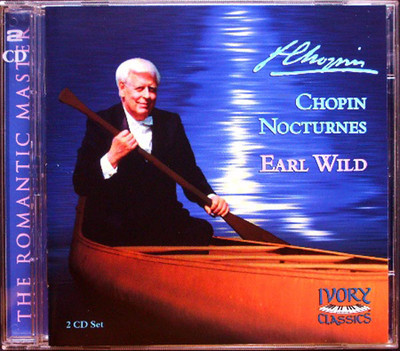 Earl WILD: CHOPIN Complete 21 Nocturnes IVORY 2CD 1997 Nocturne Nocturnen