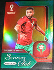 2022 Prizm World Cup Scorers Club Youssef En-Nesyri Green Prizm # 2/5 SSP