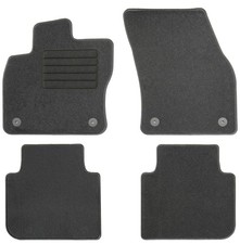 Fußmatten Set für VW Tiguan 2 AD 2016-2024 Autoteppiche 100% Passform Schwarz