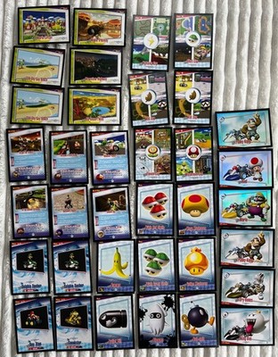 2009 Enterplay Mario Kart Wii Trading Cards Bundle X36