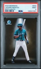 2023 BOWMAN SPOTLIGHTS #BS9 LAZARO MONTES PSA 9