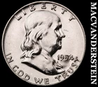 1954-D Franklin Half Dollar - FBL Choice Gem Brilliant Unc++++  Lustrous  #J8769