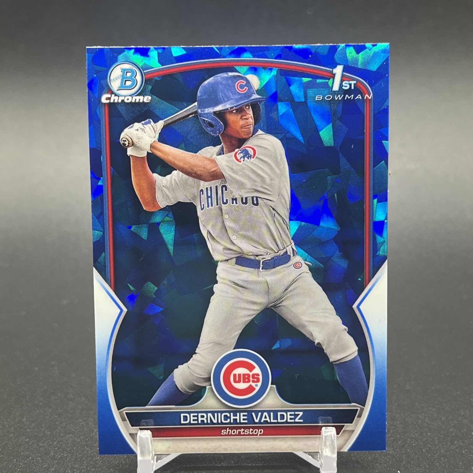 2023 Bowman Chrome 1st Sapphire Edition #BCP-231 Derniche Valdez Prospects