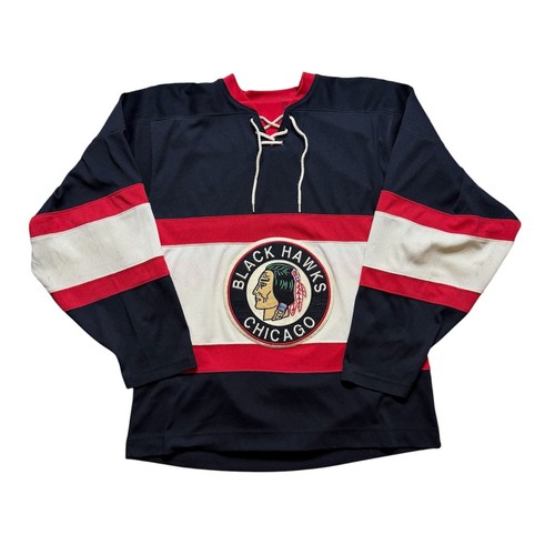 Vintage CCM Chicago Blackhawks NHL Team Classics Lace-Up Hockey Jersey