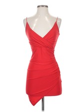 PrettyLittleThing Women Red Cocktail Dress 4