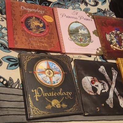 Adele Geras/Ernest Drake Illustrated Hardcover Lot: Dragonology, Pirateology