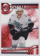 2023-24 SP Authentic Future Watch Red Limited Tye Kartye #127 5r8