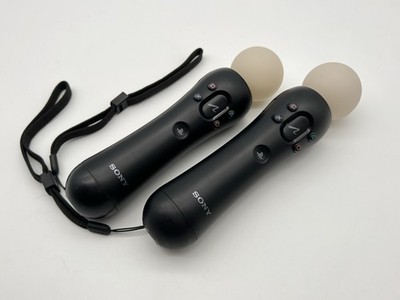 2x Original Sony Playstation Move Motion Controller Schwarz PS3 | PS4 *SEHR GUT*