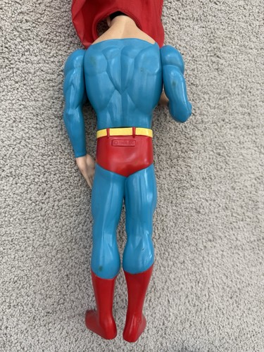 Figura de acción de colección rara 1988 DC Comics Superman figura capa - Imagen 3 de 5