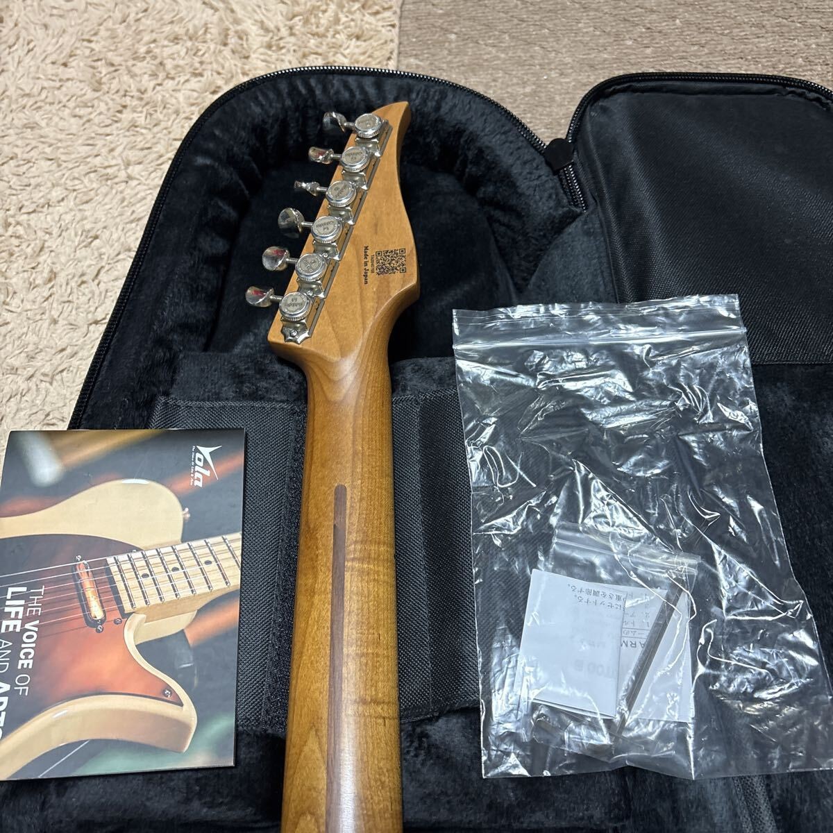 Electric Guitar Vola OZ ROA V3 MC Roasted Maple Neck Made in Japan