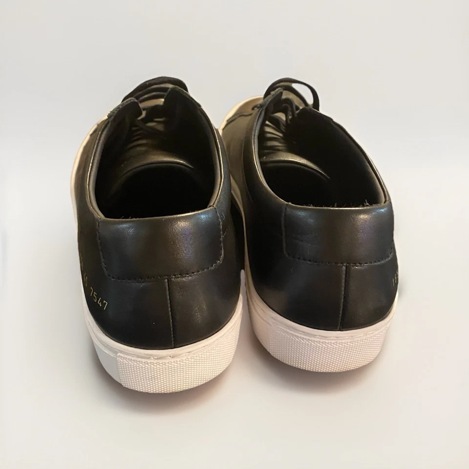 Common Projects Men's Original Achilles Leather Low-Top Sneakers Size 45 / 11.5 - Image 4 of 4
