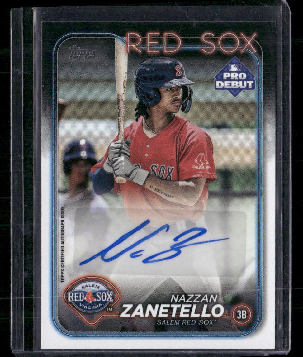 2024 Topps Pro Debut #PD-174 Nazzan Zanetello Autographs (RC)