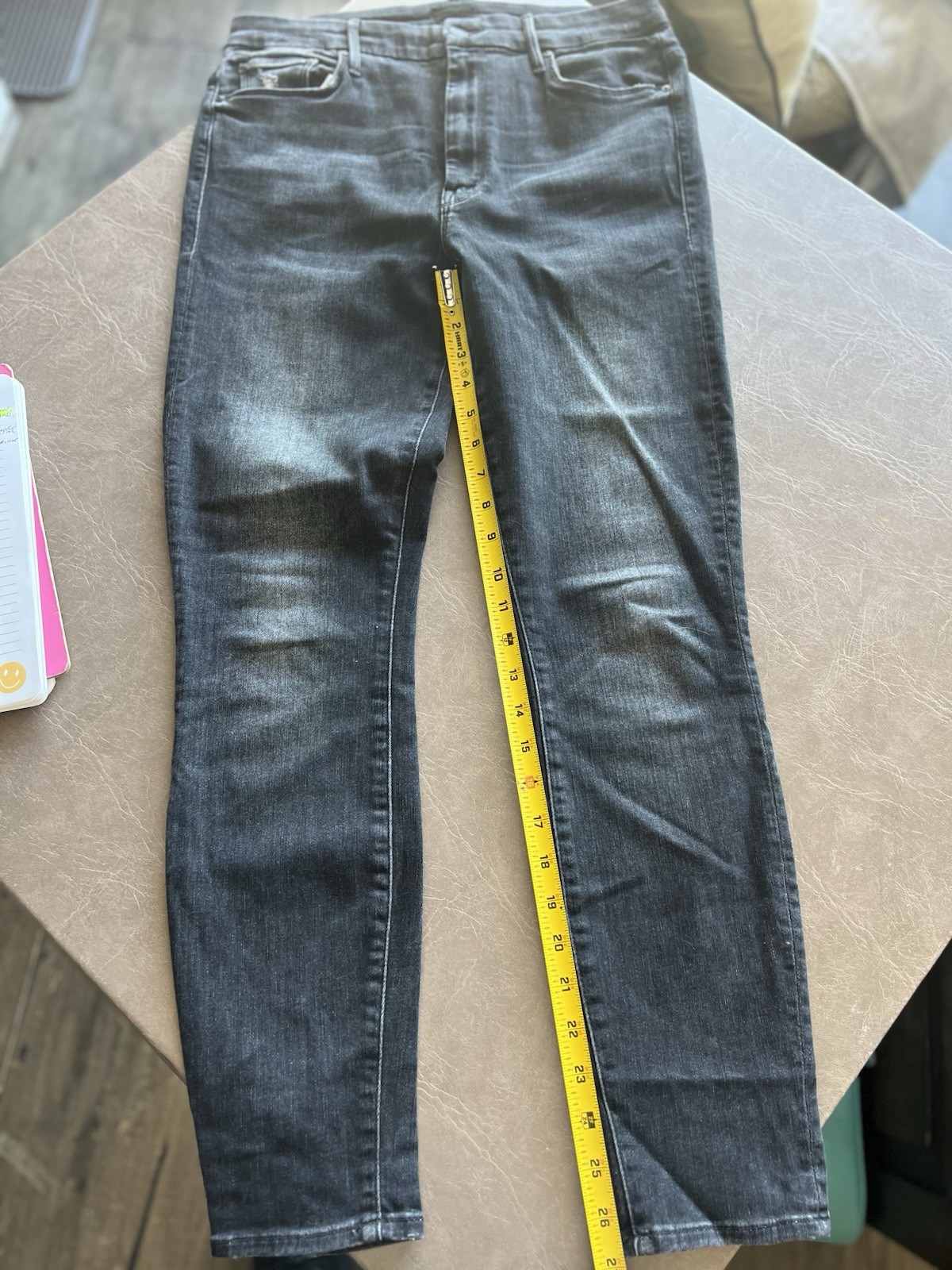 Mother Women’s Dark Blue Jeans Size 30 High Waisted Looker Ankle