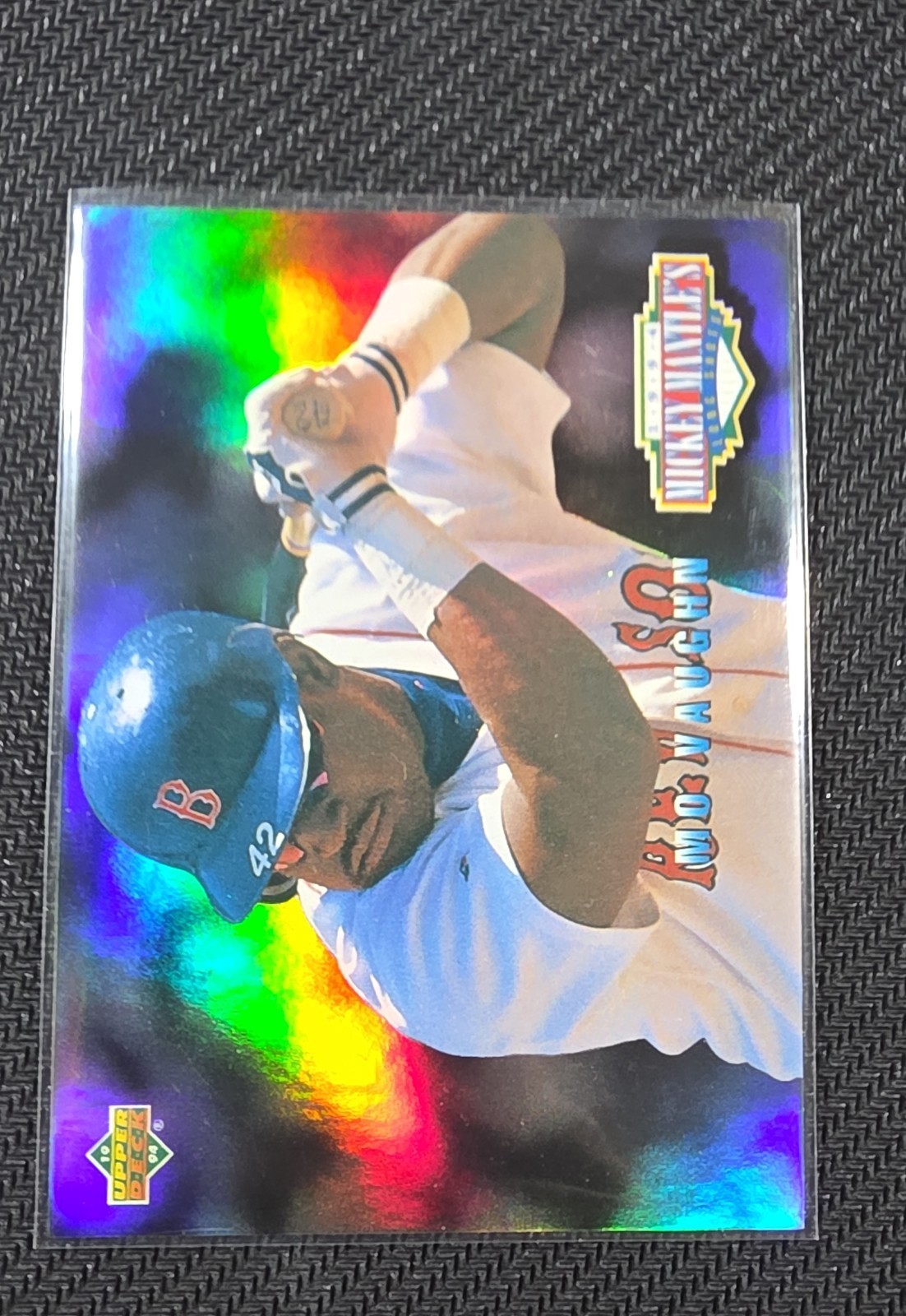 1994 Upper Deck - Mickey Mantle's Long Shots Mo Vaughn #MM19 Electric Diamond