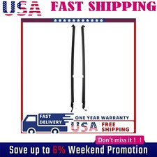 2pcs Weatherstrip Seals Door Glass Window Front Left Right For Mazda Miata Mx-5