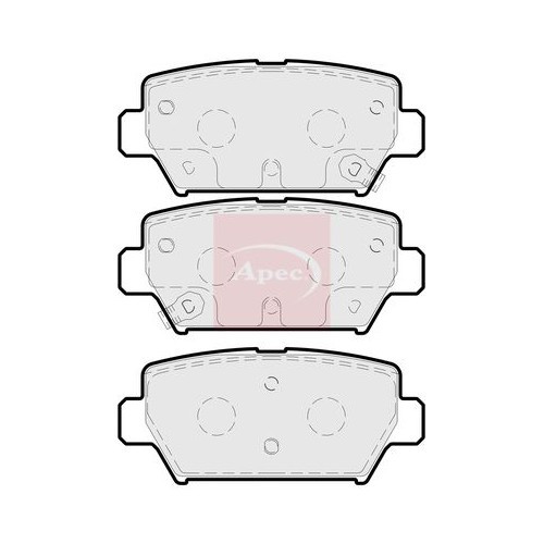For MITSUBISHI ECLIPSE CROSS GK GL 2017 on BRAKE PADS (REAR) (R90) PAD2279