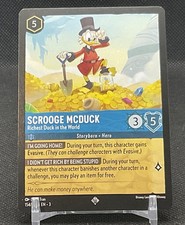 Lorcana - Into The Inklands - Scrooge McDuck - Richest Duck In The World Holo 