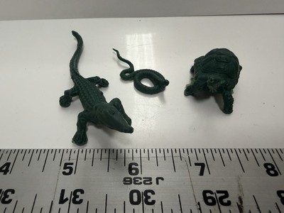 Just Plain Folk  G Scale Train Figure Paintable Lizard, Snake And Turtle NEW